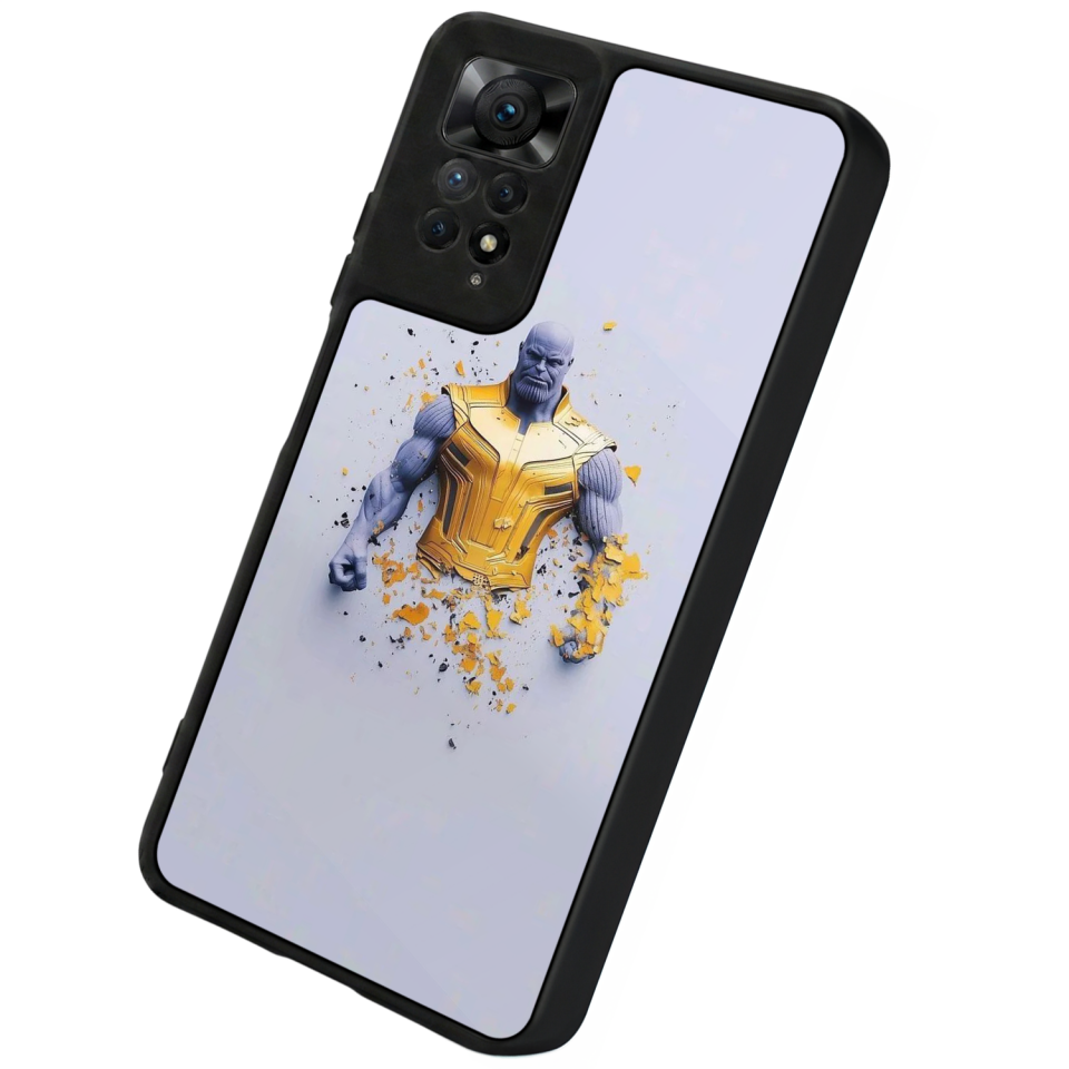 Xiaomi Redmi Note 11 Pro Uyumlu Thanos Tasarımlı Glossy Premium Kılıf