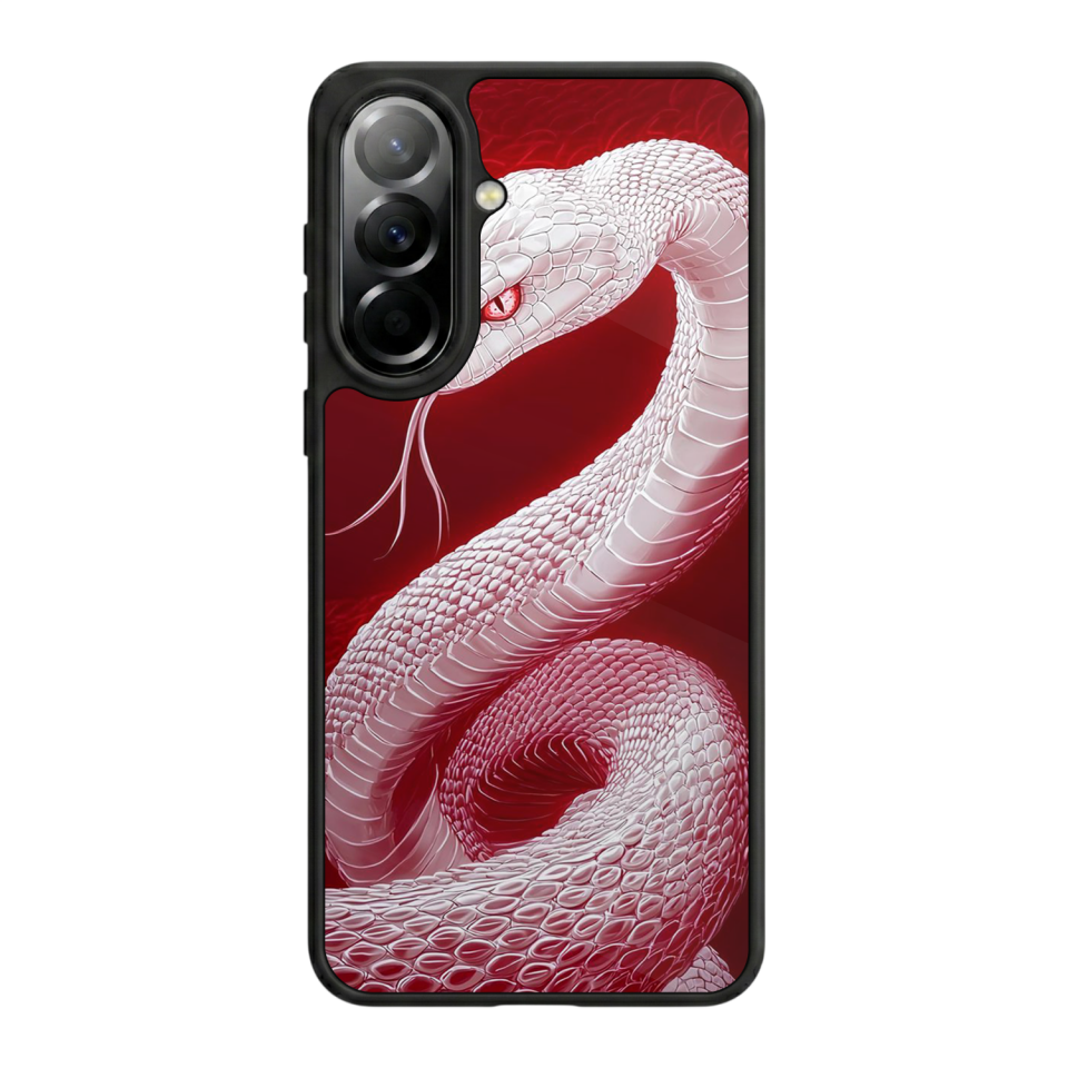 Samsung Galaxy A57 Uyumlu Yılan Tasarımlı Glossy Premium Kılıf