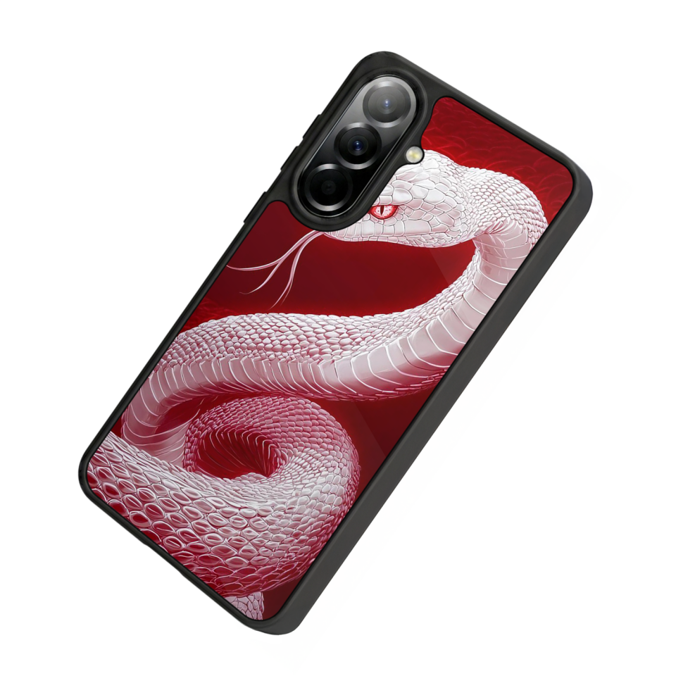 Samsung Galaxy A57 Uyumlu Yılan Tasarımlı Glossy Premium Kılıf