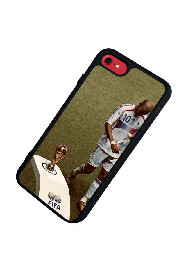 iPhone SE Uyumlu Zidane Tasarımlı Glossy Premium Kılıf