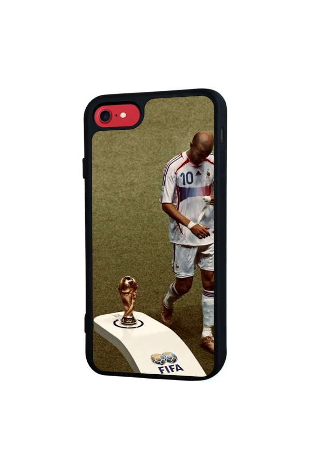 iPhone SE Uyumlu Zidane Tasarımlı Glossy Premium Kılıf