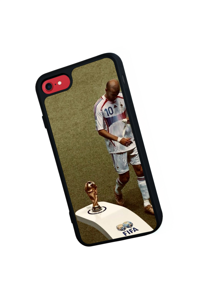 iPhone SE Uyumlu Zidane Tasarımlı Glossy Premium Kılıf