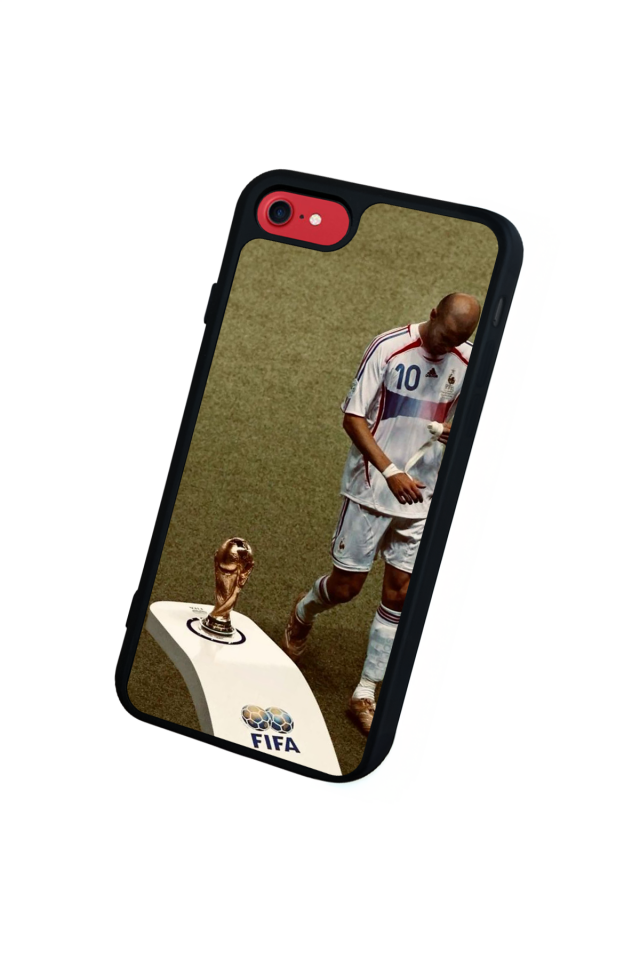 iPhone SE Uyumlu Zidane Tasarımlı Glossy Premium Kılıf