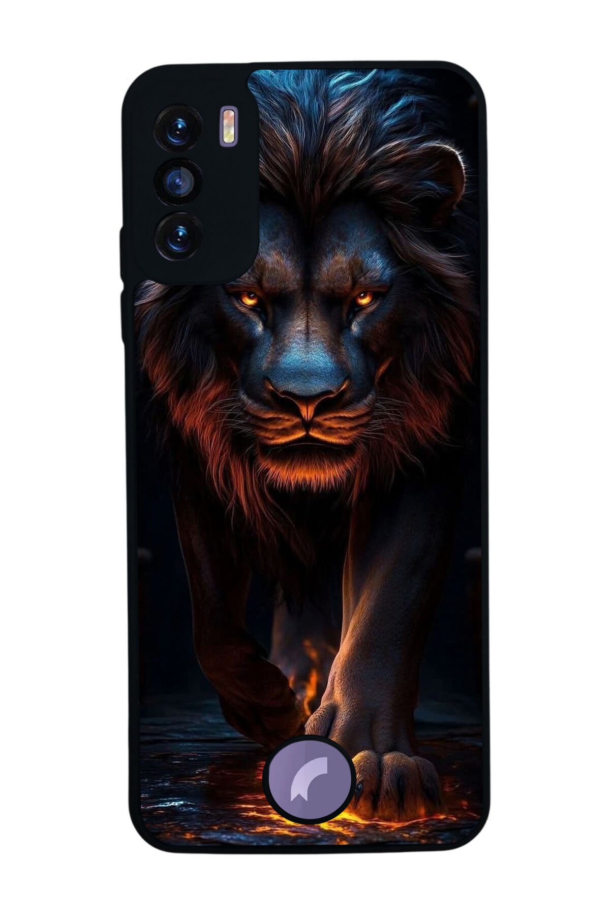 Reeder S19 Max Pro S Uyumlu Aslan Tasarımlı Glossy Premium Kılıf