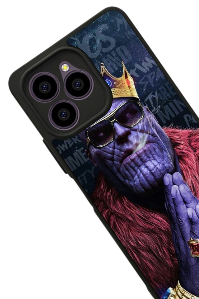 Omix X6 Uyumlu Thanos Tasarımlı Glossy Premium Kılıf