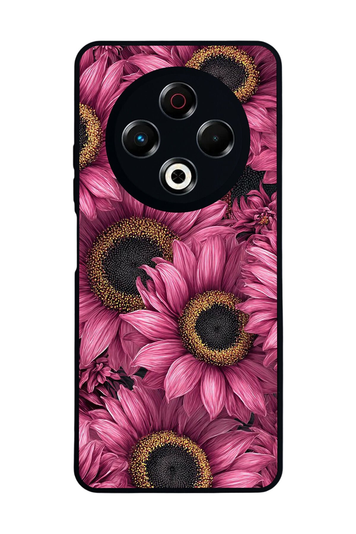 Tecno Spark 30 Uyumlu Cicek Tasarımlı Glossy Premium Kılıf