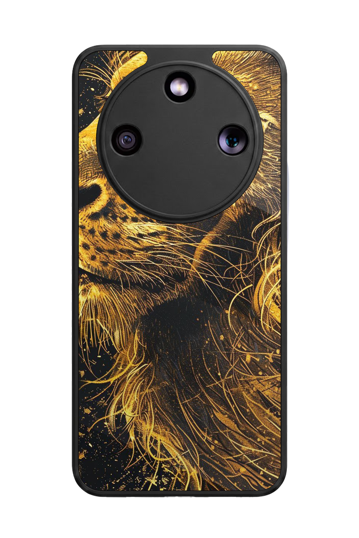 Honor Magic 8 Lite Uyumlu Aslan Tasarımlı Glossy Premium Kılıf