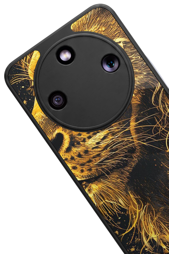 Honor Magic 8 Lite Uyumlu Aslan Tasarımlı Glossy Premium Kılıf