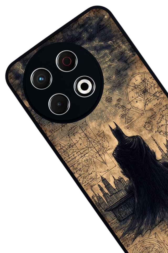 Tecno Spark 30 Pro Uyumlu Batman Tasarımlı Glossy Premium Kılıf
