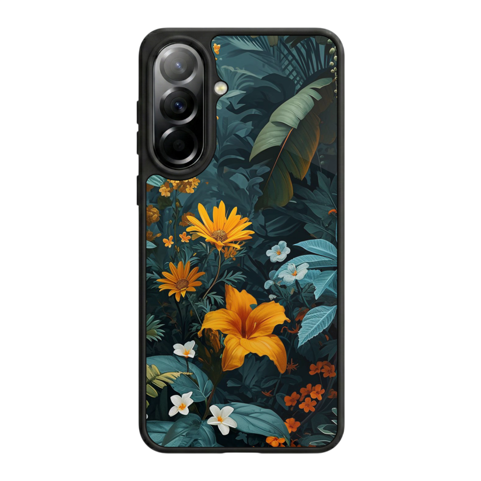 Samsung Galaxy A37 Uyumlu Botanik Tasarımlı Glossy Premium Kılıf