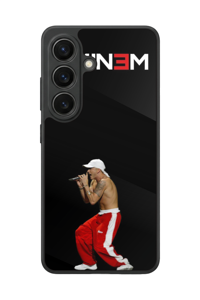 Samsung Galaxy S26 Uyumlu Eminem Tasarımlı Glossy Premium Kılıf
