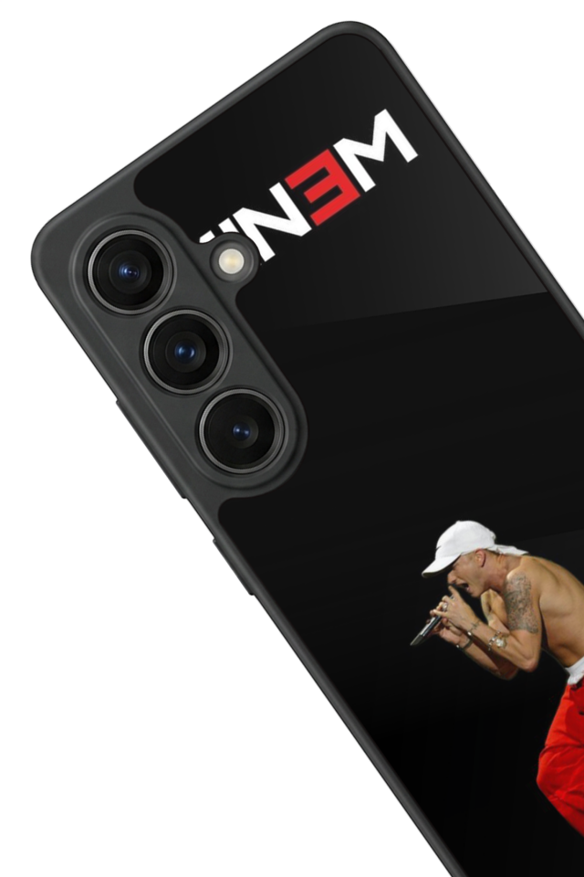 Samsung Galaxy S26 Uyumlu Eminem Tasarımlı Glossy Premium Kılıf