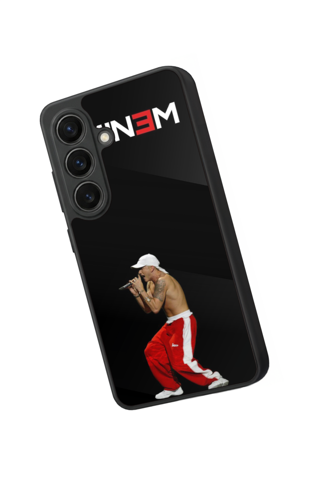 Samsung Galaxy S26 Uyumlu Eminem Tasarımlı Glossy Premium Kılıf