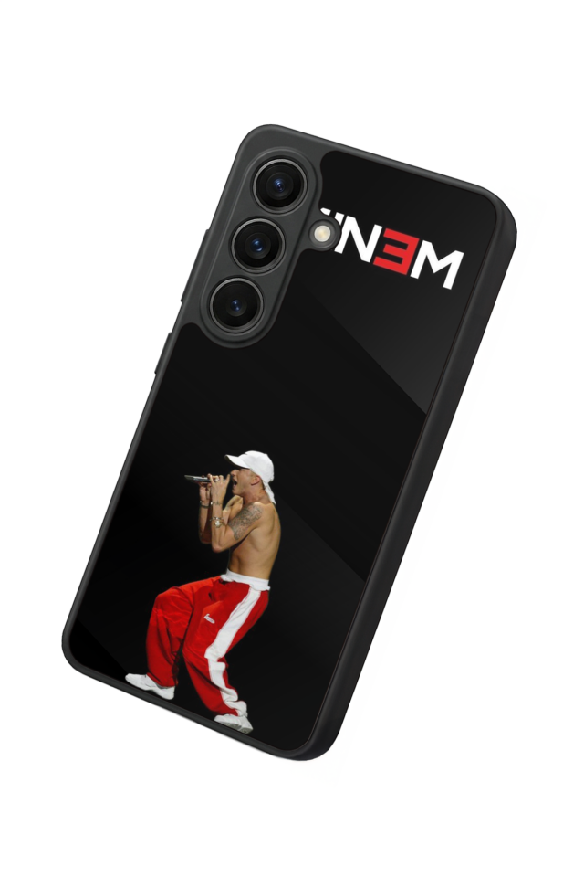 Samsung Galaxy S26 Uyumlu Eminem Tasarımlı Glossy Premium Kılıf