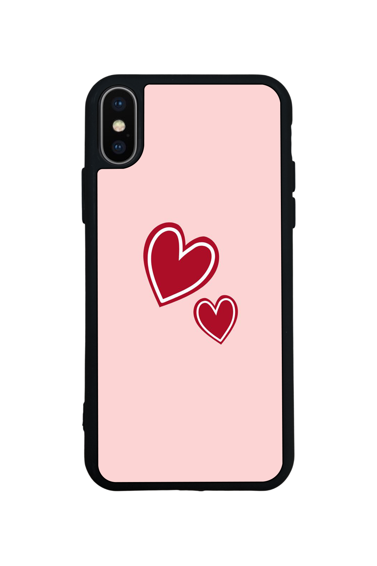 iPhone XS Max Uyumlu Kalp Love Tasarımlı Glossy Premium Kılıf