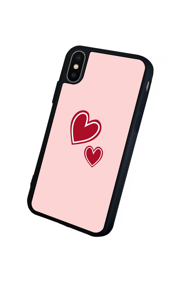 iPhone XS Max Uyumlu Kalp Love Tasarımlı Glossy Premium Kılıf