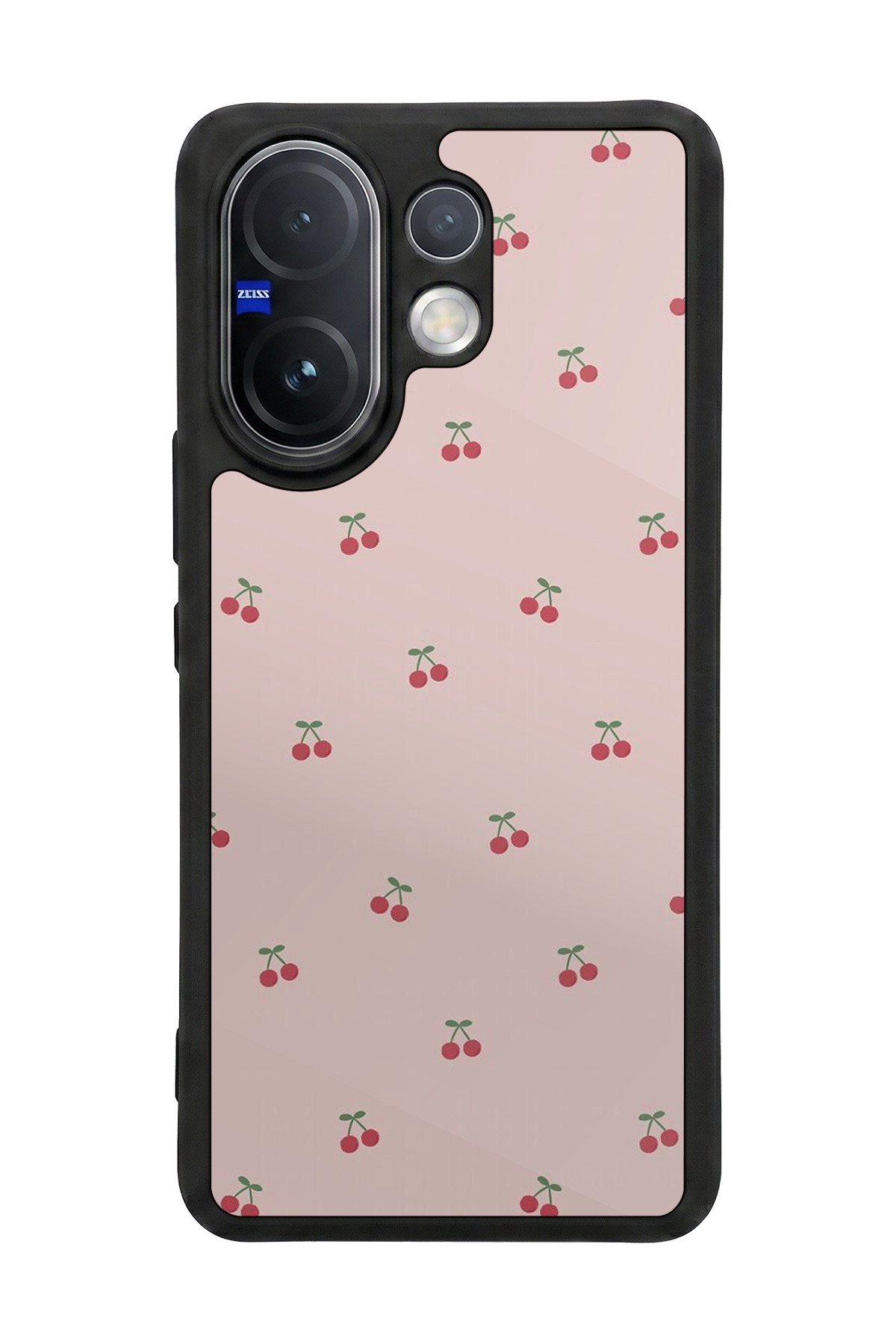 Vivo V60 Uyumlu Kiraz Tasarımlı Glossy Premium Kılıf