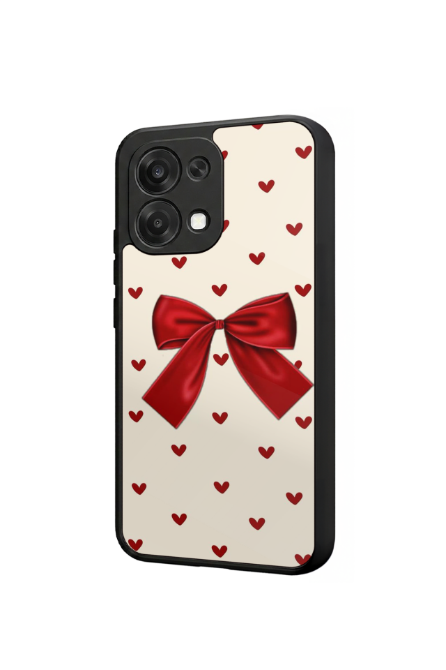 Oppo A6 Pro Uyumlu Kurdele Tasarımlı Glossy Premium Kılıf