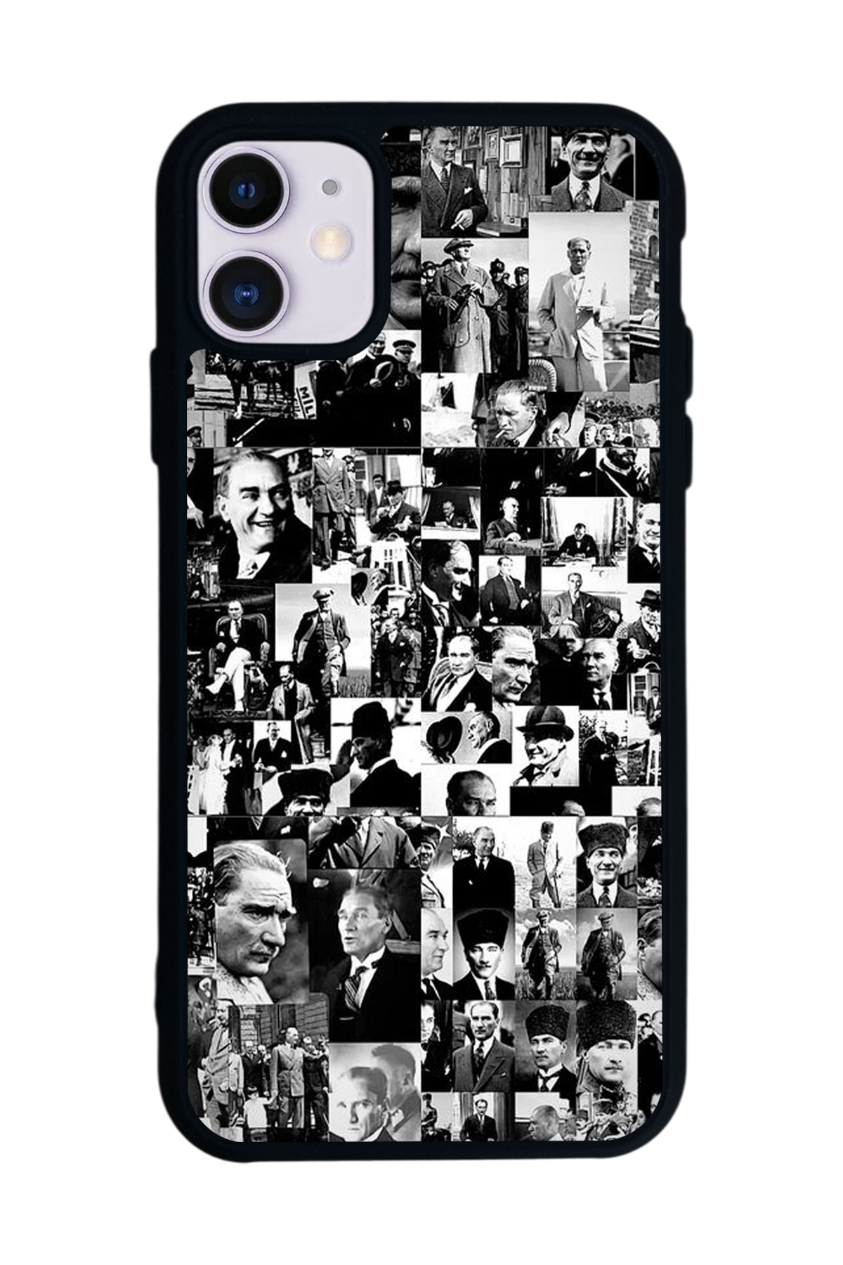 iPhone 11 Uyumlu Mustafa Kemal Ataturk Tasarımlı Glossy Premium Kılıf