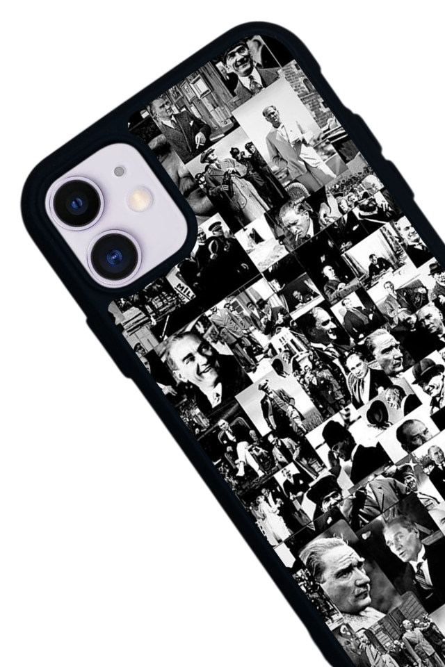 iPhone 11 Uyumlu Mustafa Kemal Ataturk Tasarımlı Glossy Premium Kılıf