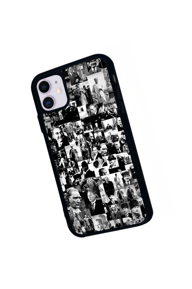 iPhone 11 Uyumlu Mustafa Kemal Ataturk Tasarımlı Glossy Premium Kılıf