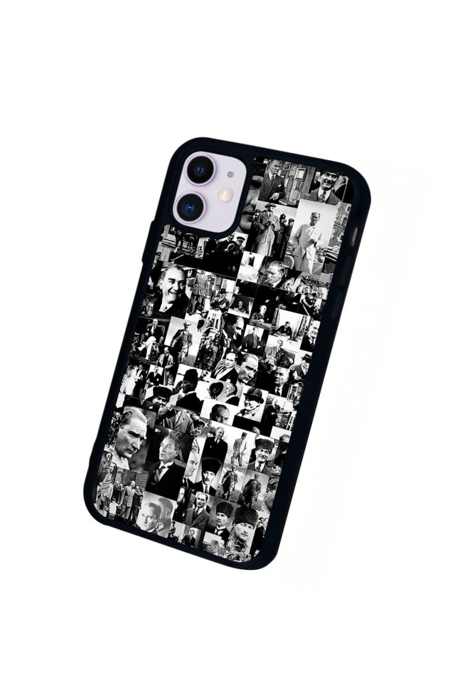 iPhone 11 Uyumlu Mustafa Kemal Ataturk Tasarımlı Glossy Premium Kılıf