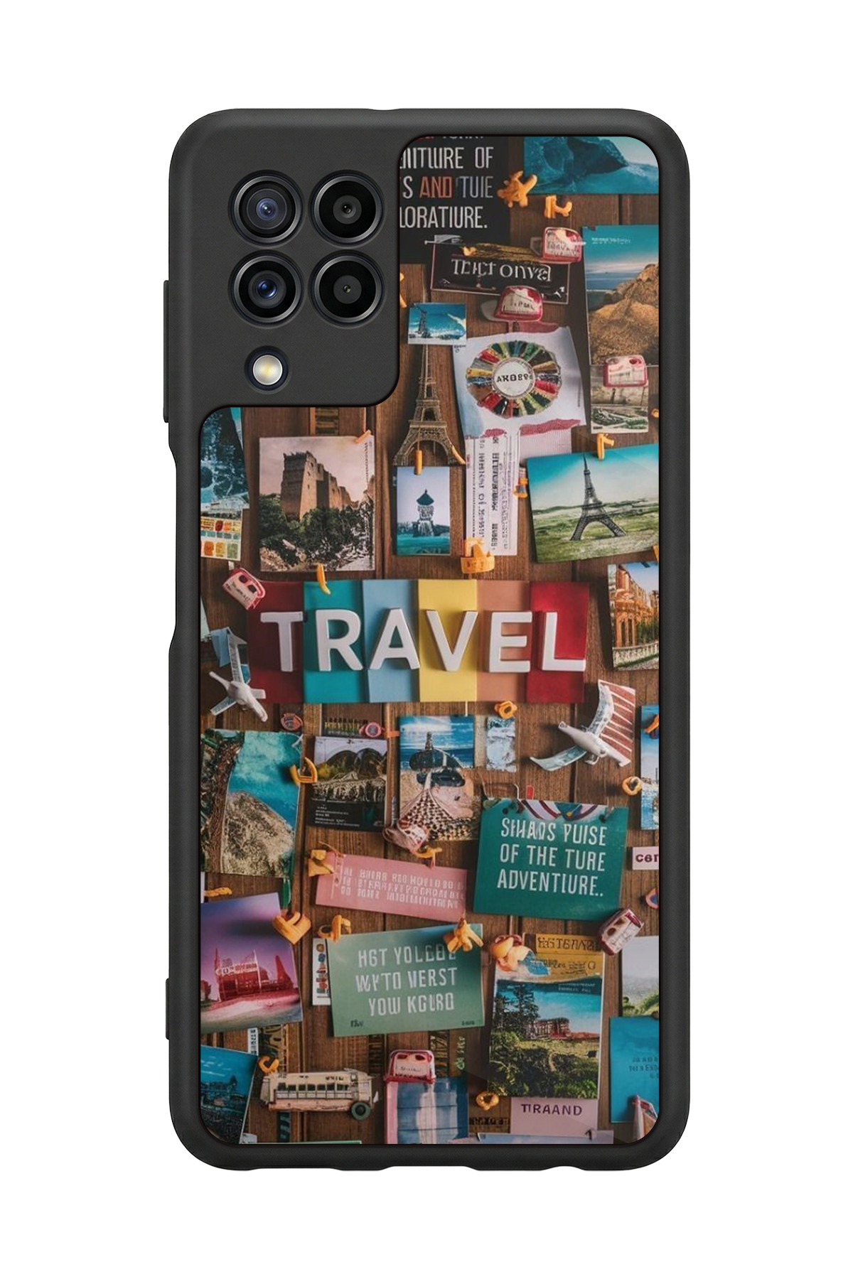 Samsung Galaxy M32 Uyumlu Poster Tasarımlı Glossy Premium Kılıf