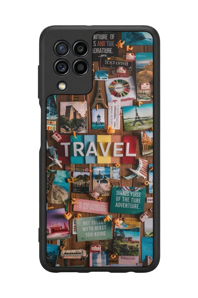 Samsung Galaxy M32 Uyumlu Poster Tasarımlı Glossy Premium Kılıf