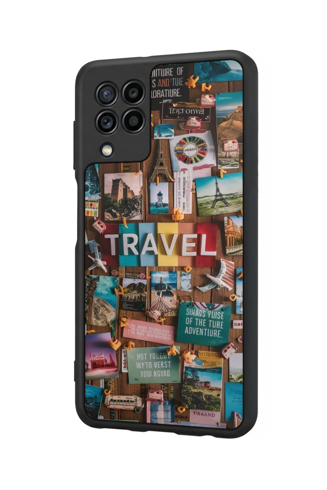 Samsung Galaxy M32 Uyumlu Poster Tasarımlı Glossy Premium Kılıf