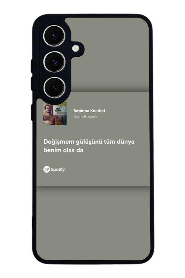Samsung Galaxy S24 FE Uyumlu Sarki Sozleri Tasarımlı Glossy Premium Kılıf