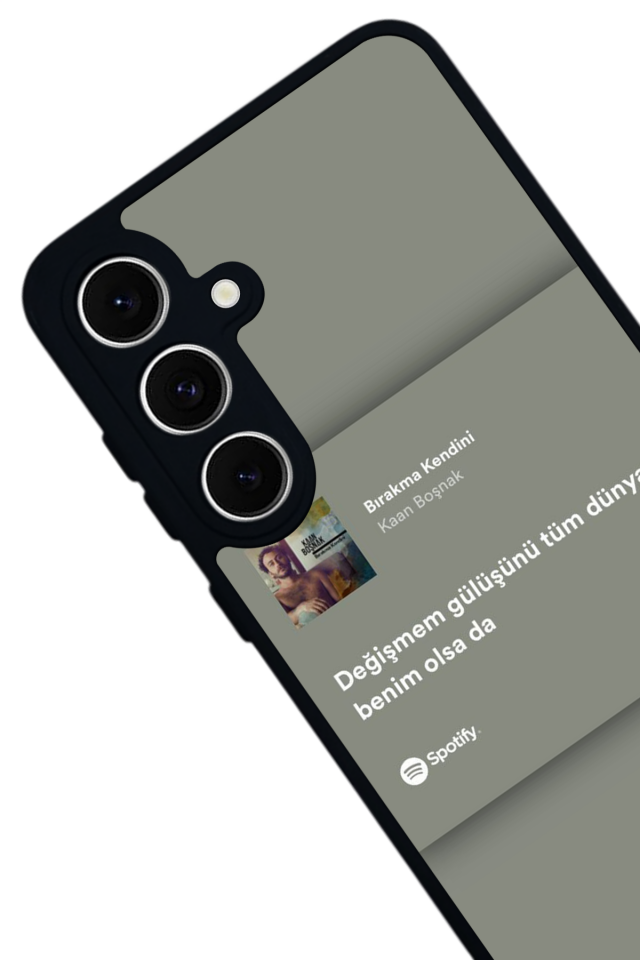 Samsung Galaxy S24 FE Uyumlu Sarki Sozleri Tasarımlı Glossy Premium Kılıf