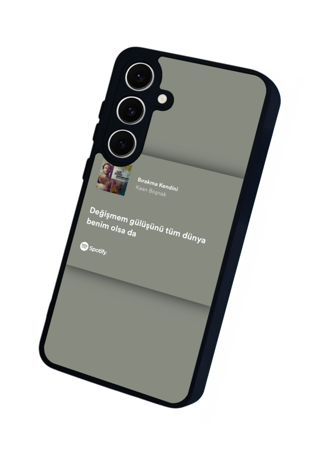 Samsung Galaxy S24 FE Uyumlu Sarki Sozleri Tasarımlı Glossy Premium Kılıf