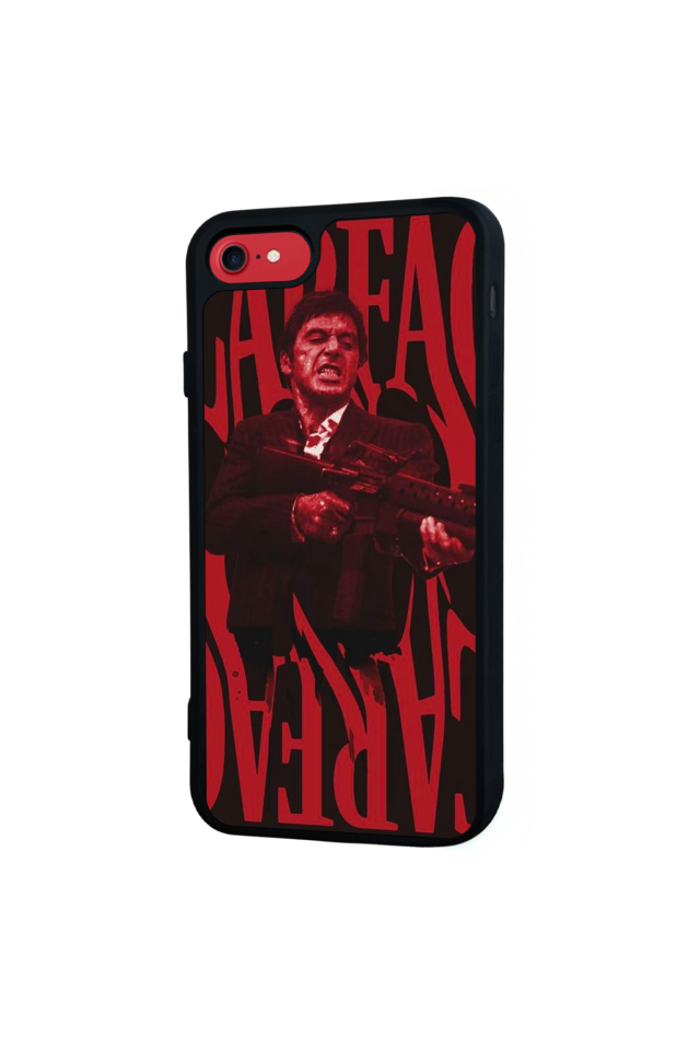 iPhone 8 Uyumlu Scarface Tasarımlı Glossy Premium Kılıf