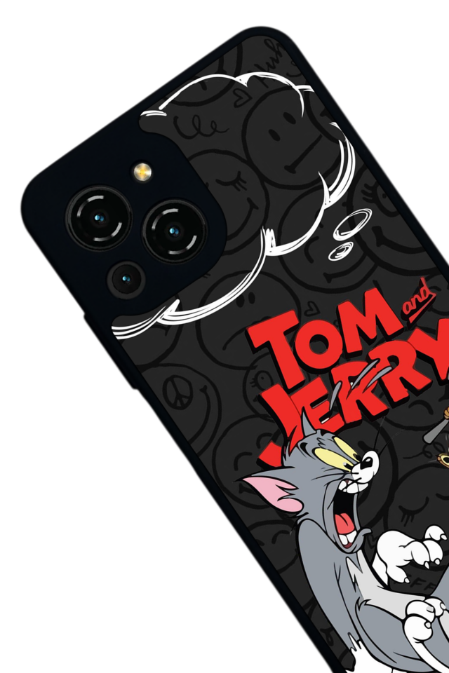 Reeder S23 Pro Max Uyumlu Tom And Jerry Tasarımlı Glossy Premium Kılıf