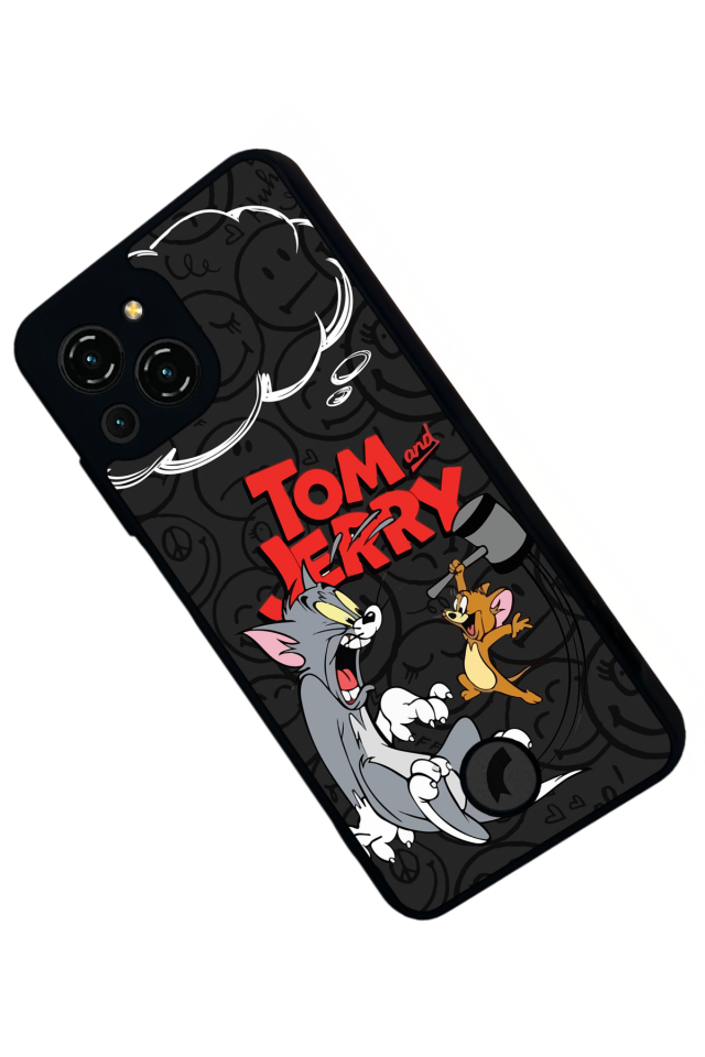 Reeder S23 Pro Max Uyumlu Tom And Jerry Tasarımlı Glossy Premium Kılıf