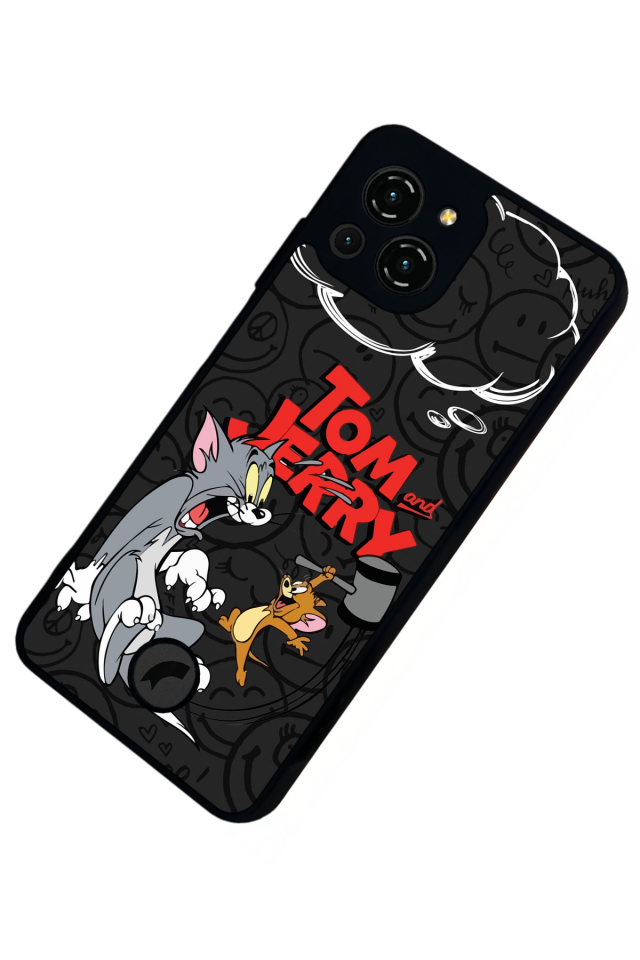 Reeder S23 Pro Max Uyumlu Tom And Jerry Tasarımlı Glossy Premium Kılıf