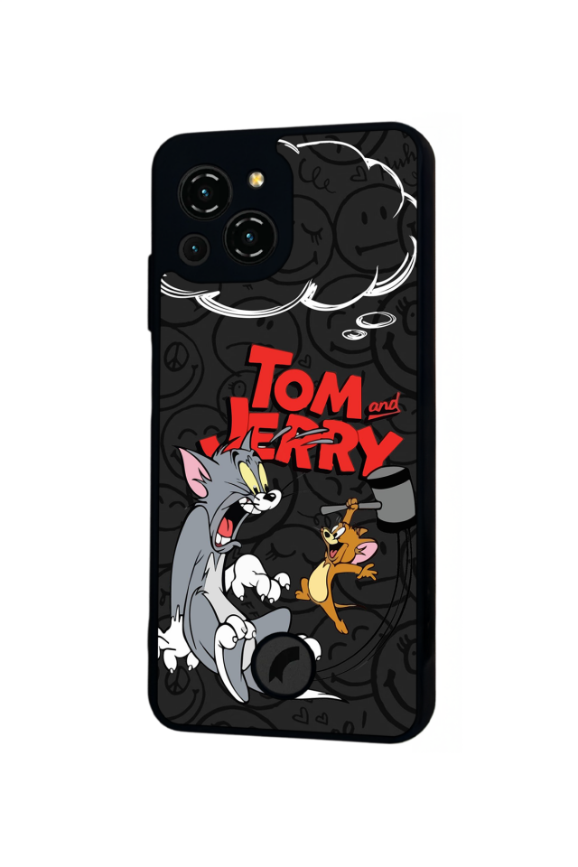 Reeder S23 Pro Max Uyumlu Tom And Jerry Tasarımlı Glossy Premium Kılıf