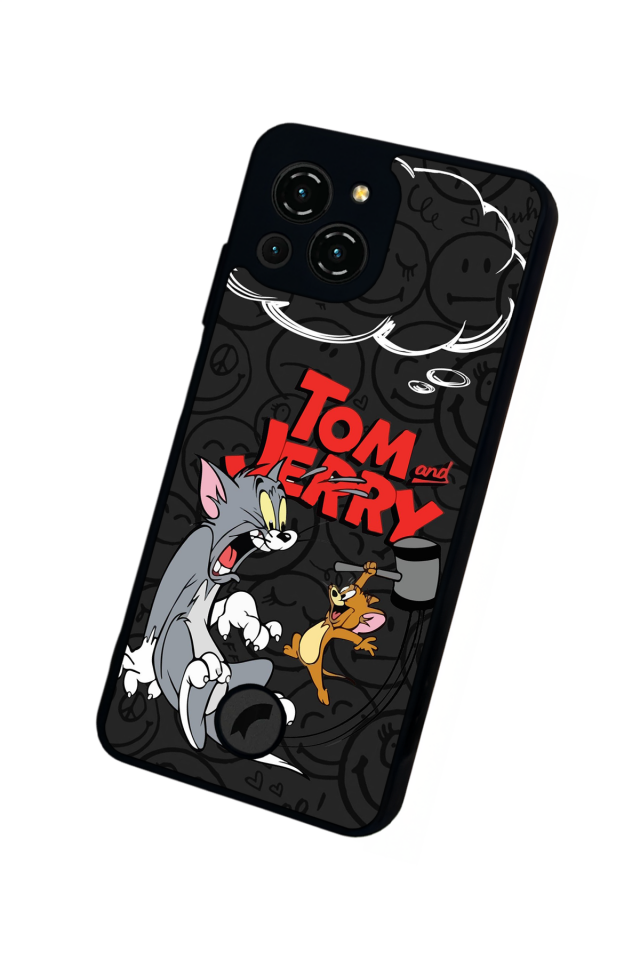 Reeder S23 Pro Max Uyumlu Tom And Jerry Tasarımlı Glossy Premium Kılıf