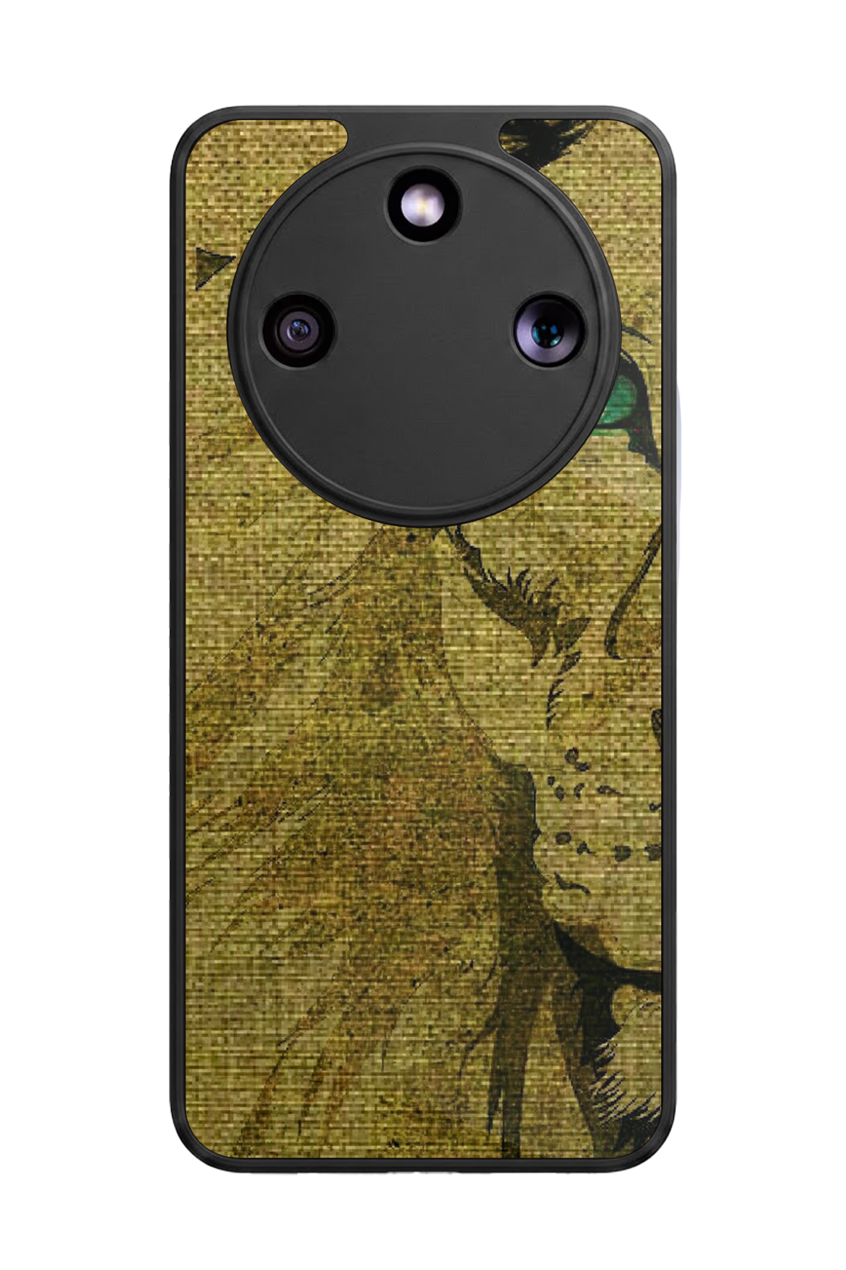 Honor Magic 8 Lite Uyumlu Aslan Tasarımlı Glossy Premium Kılıf