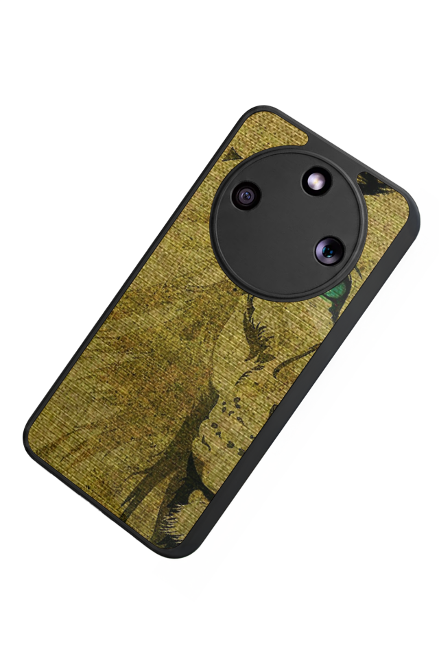 Honor Magic 8 Lite Uyumlu Aslan Tasarımlı Glossy Premium Kılıf