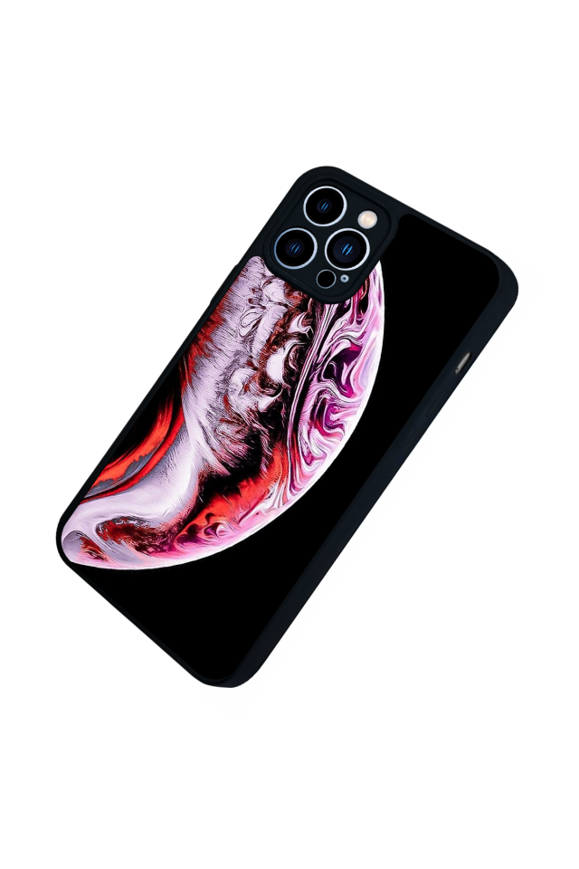 iPhone 12 Pro Max Uyumlu Ay Tasarımlı Glossy Premium Kılıf