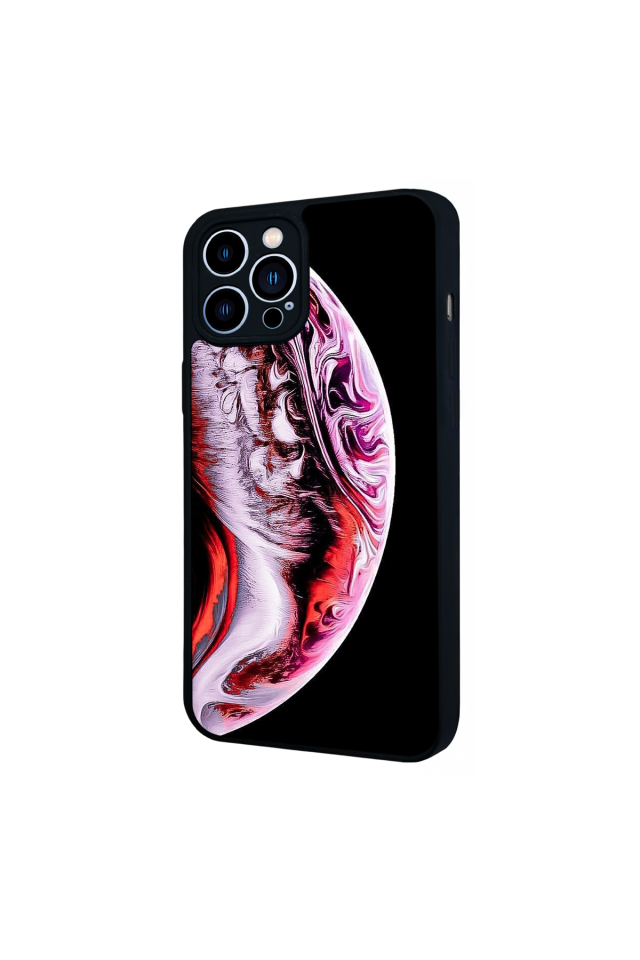 iPhone 12 Pro Max Uyumlu Ay Tasarımlı Glossy Premium Kılıf