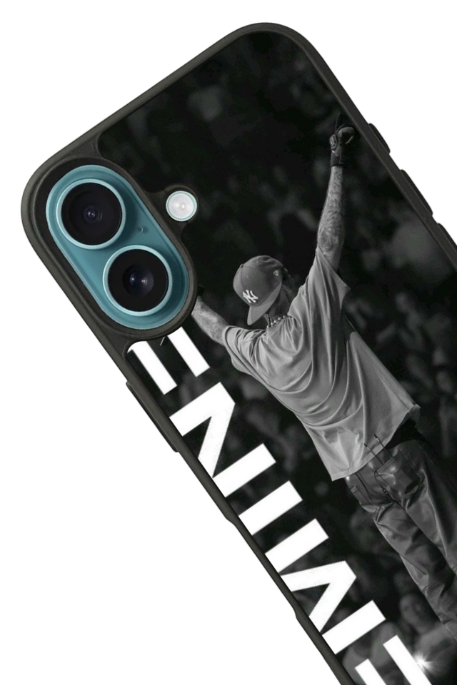 iPhone 16 Plus Uyumlu Eminem Tasarımlı Glossy Premium Kılıf