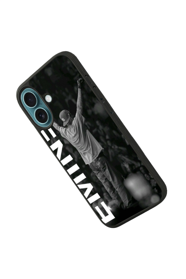 iPhone 16 Plus Uyumlu Eminem Tasarımlı Glossy Premium Kılıf
