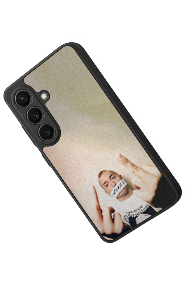 Samsung Galaxy S26 Uyumlu Eminem Tasarımlı Glossy Premium Kılıf
