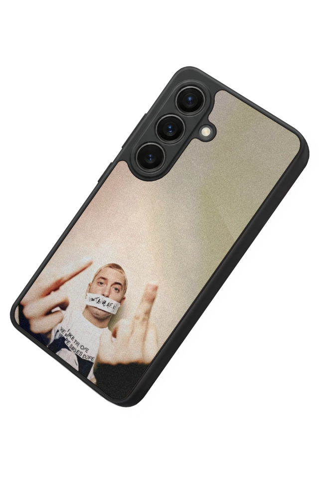Samsung Galaxy S26 Uyumlu Eminem Tasarımlı Glossy Premium Kılıf