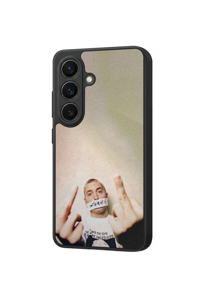 Samsung Galaxy S26 Uyumlu Eminem Tasarımlı Glossy Premium Kılıf