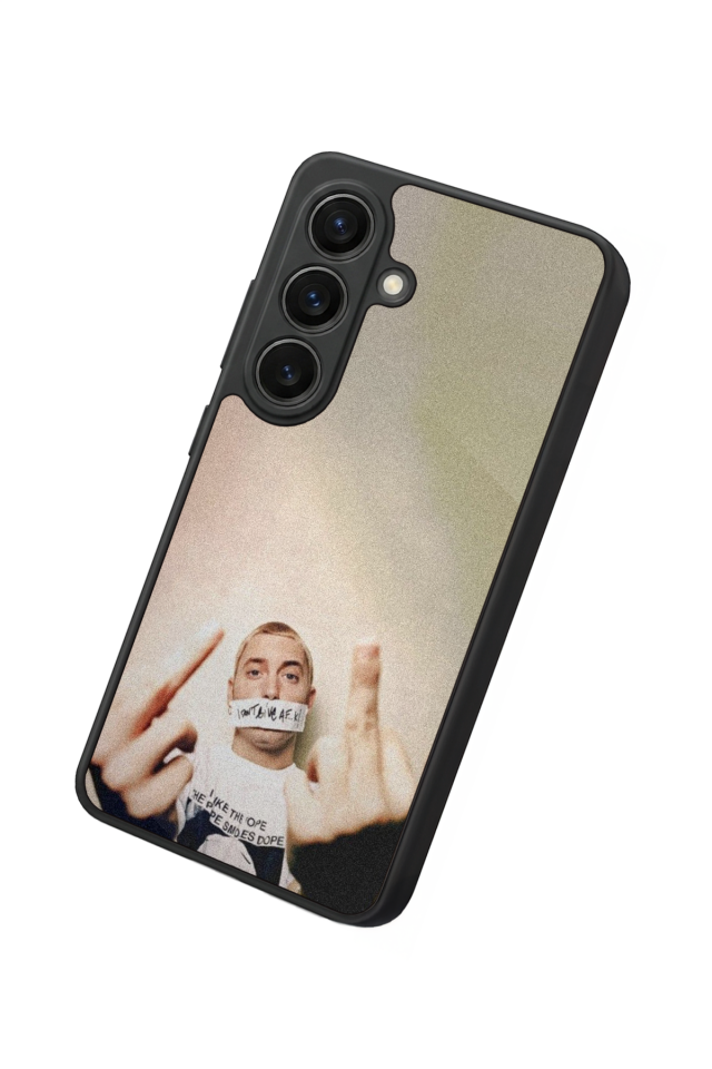 Samsung Galaxy S26 Uyumlu Eminem Tasarımlı Glossy Premium Kılıf