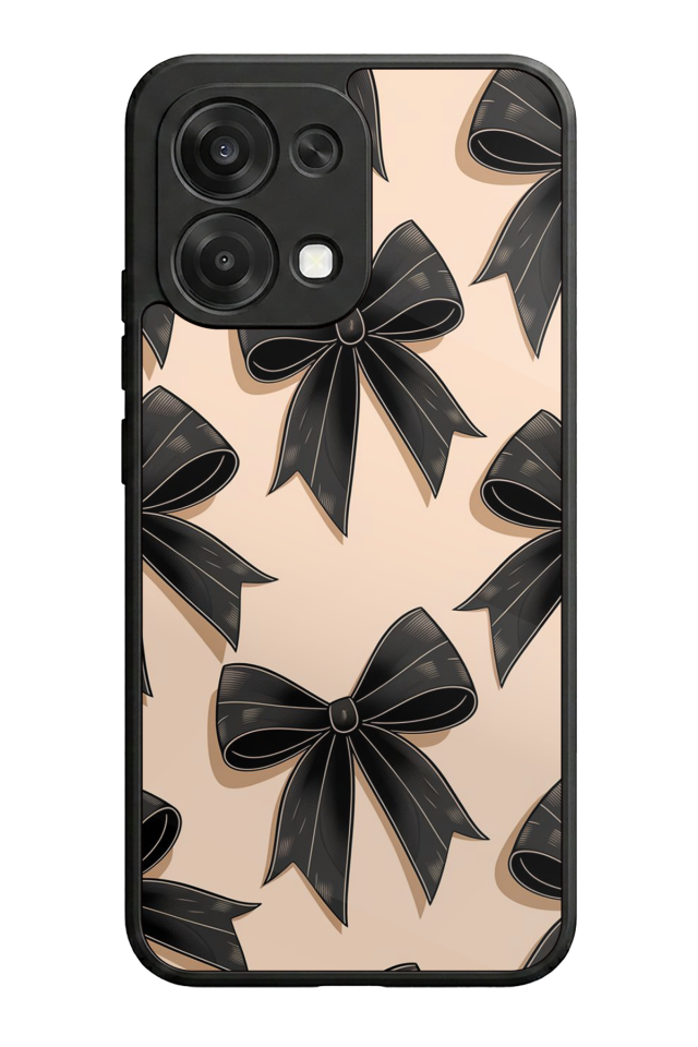 Oppo A6 Pro Uyumlu Kurdele Tasarımlı Glossy Premium Kılıf