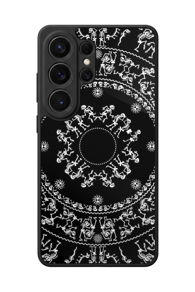 Samsung Galaxy S26 Ultra Uyumlu Mandala Tasarımlı Glossy Premium Kılıf